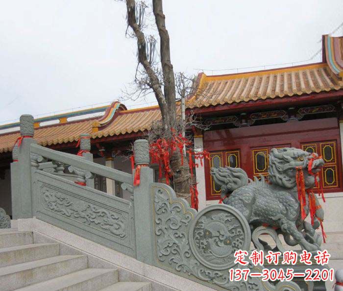 威海寺庙景观仿古石栏板