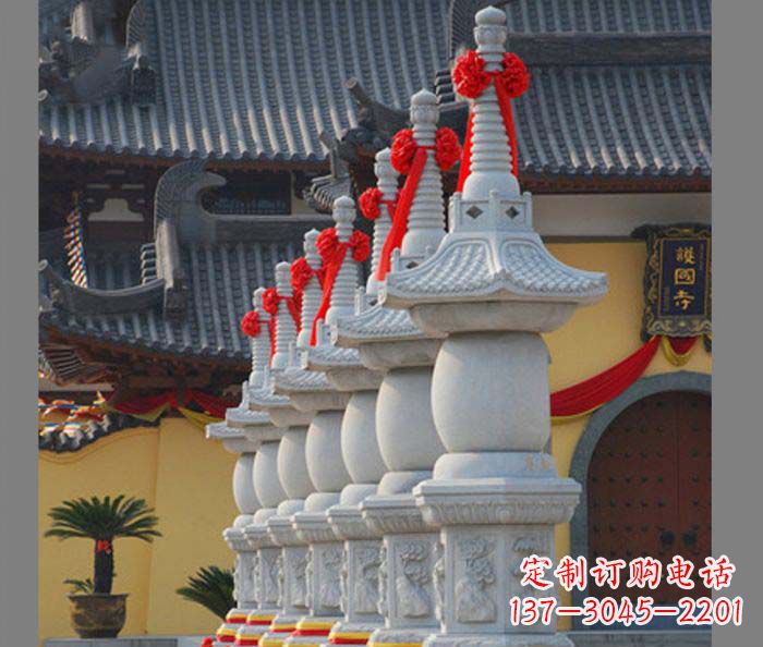 威海寺庙景观舍利塔石雕
