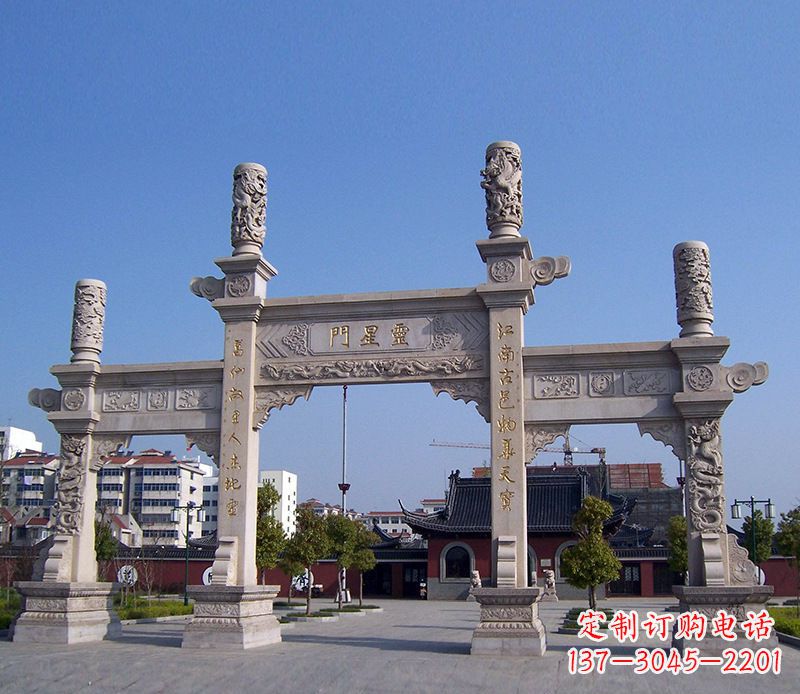 威海寺庙景观石牌坊