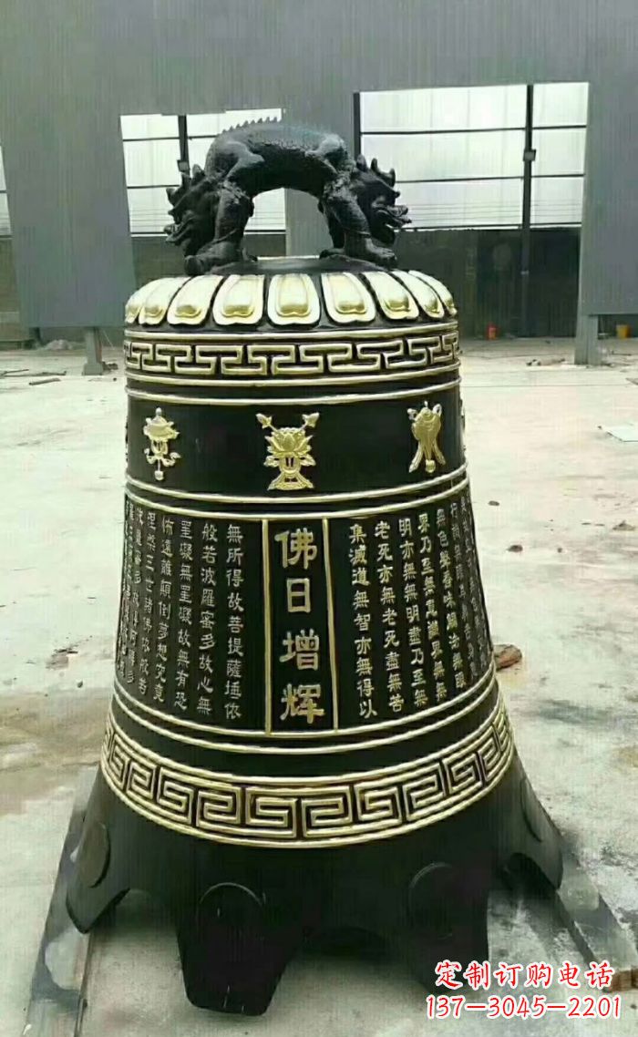威海寺庙铜钟雕塑 (6)
