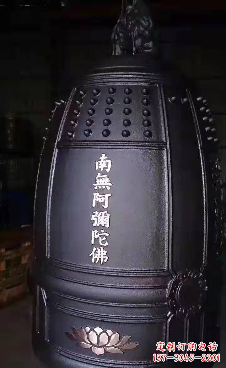 威海寺庙铜钟雕塑户外景观雕塑