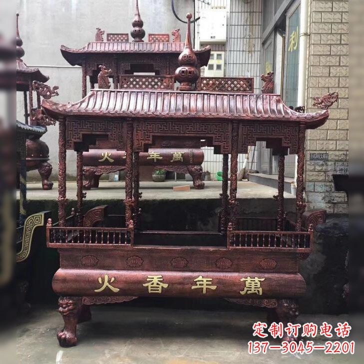 威海寺庙香火香炉雕塑
