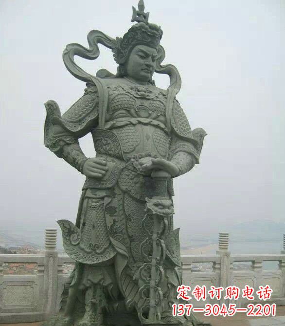 威海寺庙韦陀菩萨石雕