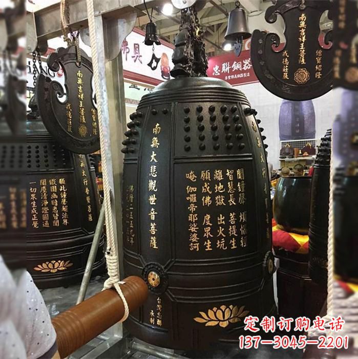 威海寺院挂钟铜雕塑