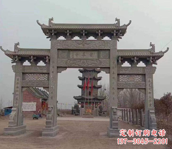 威海寺院石牌坊