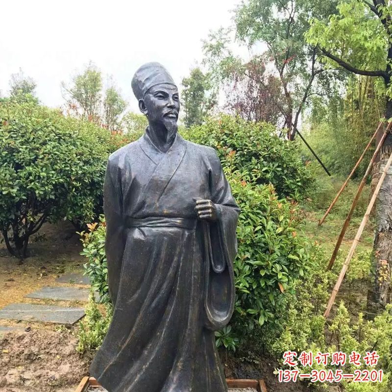 威海苏东坡铸铜历史文化名人雕像