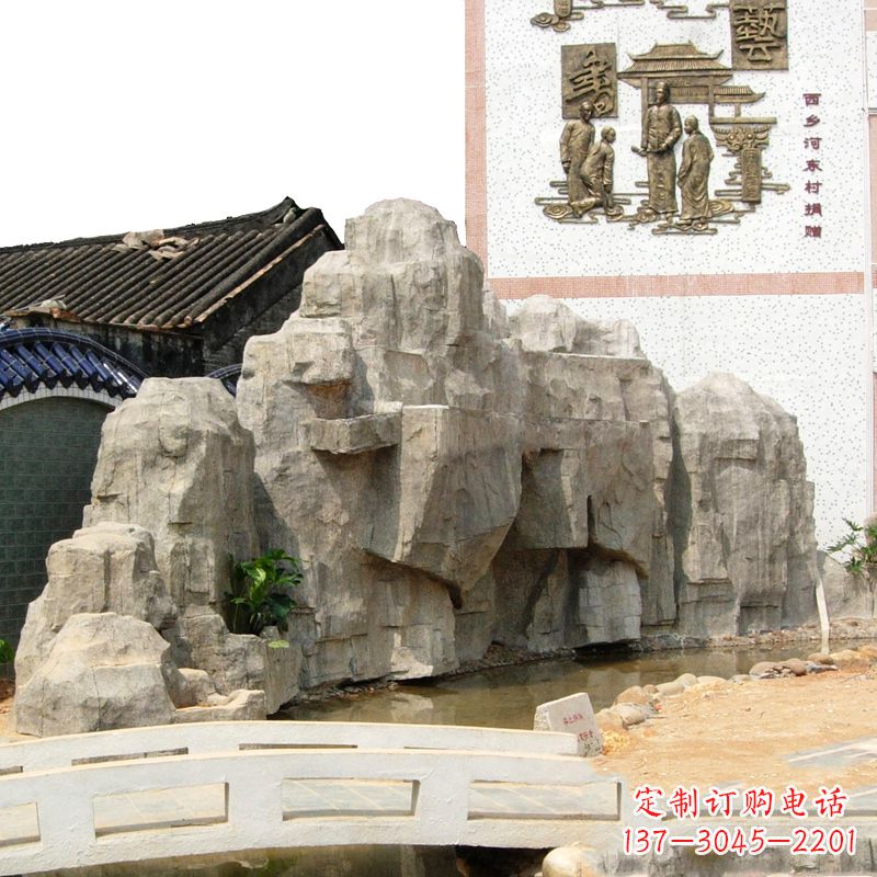威海塑石假山雕塑