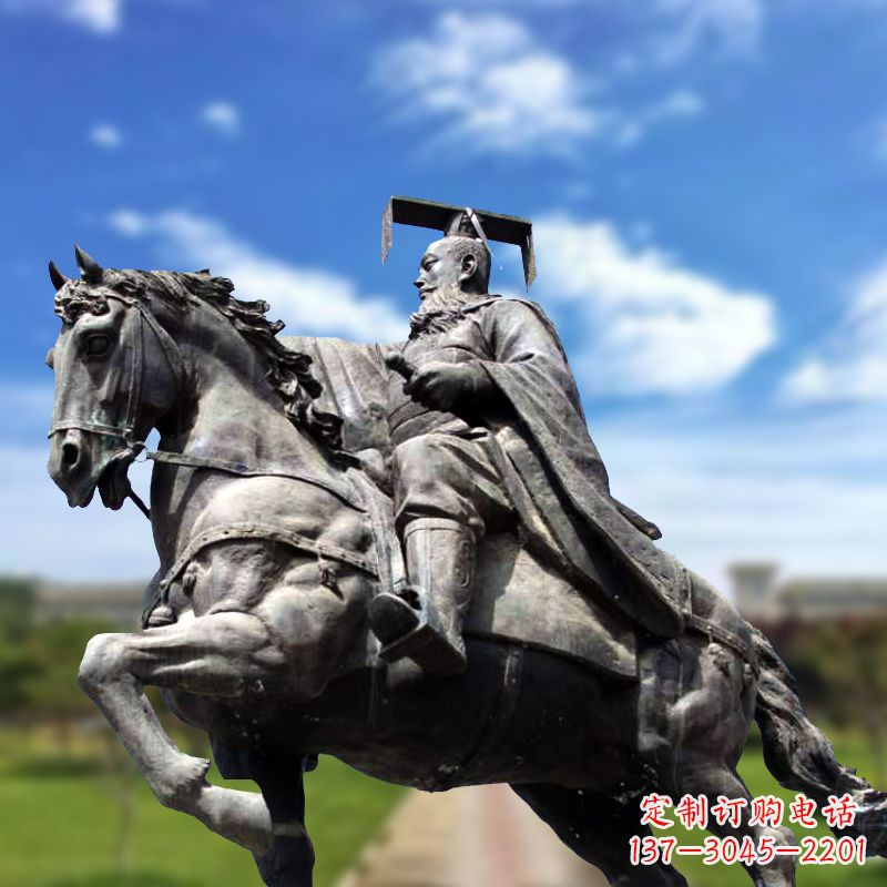 威海隋文帝骑马雕塑