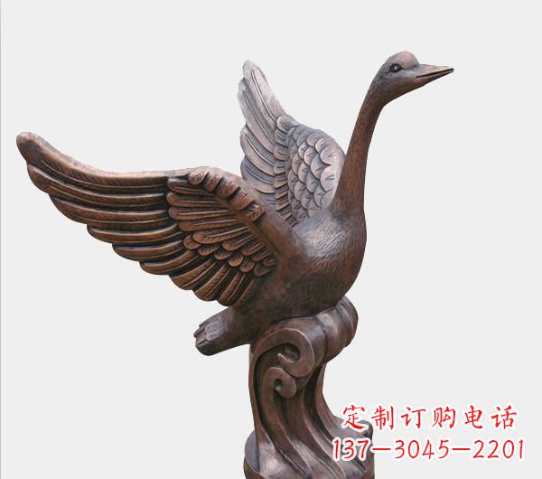 威海天鹅锻铜雕塑