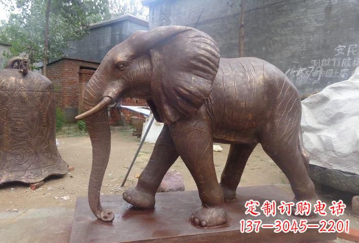 威海铜大象雕塑