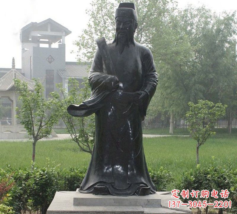 威海铜雕八仙曹国舅