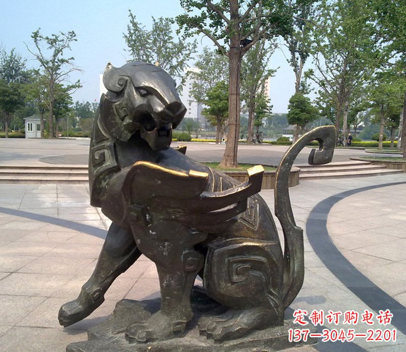 威海铜雕抽象十二生肖