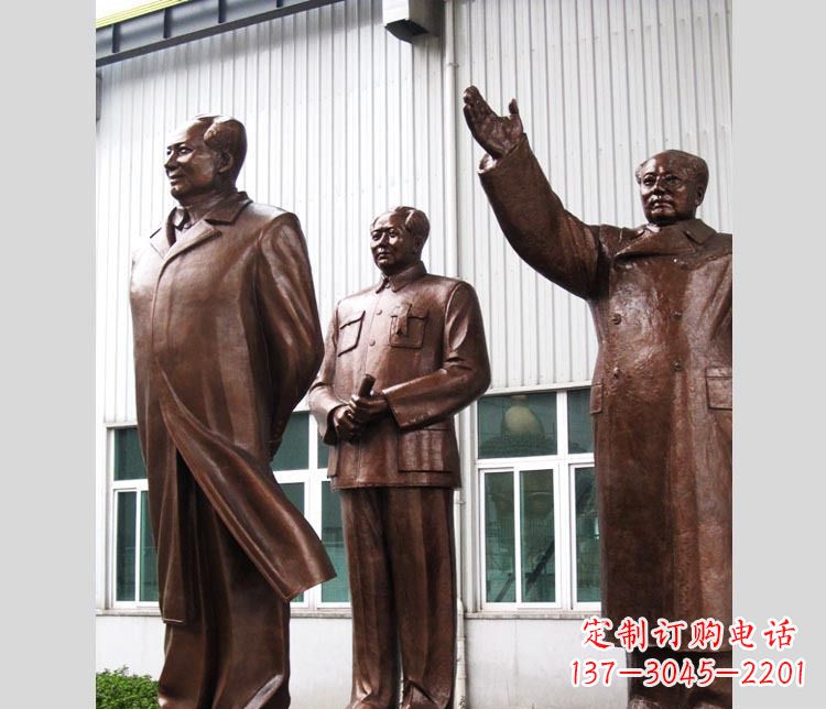 威海铜雕东方伟人雕塑