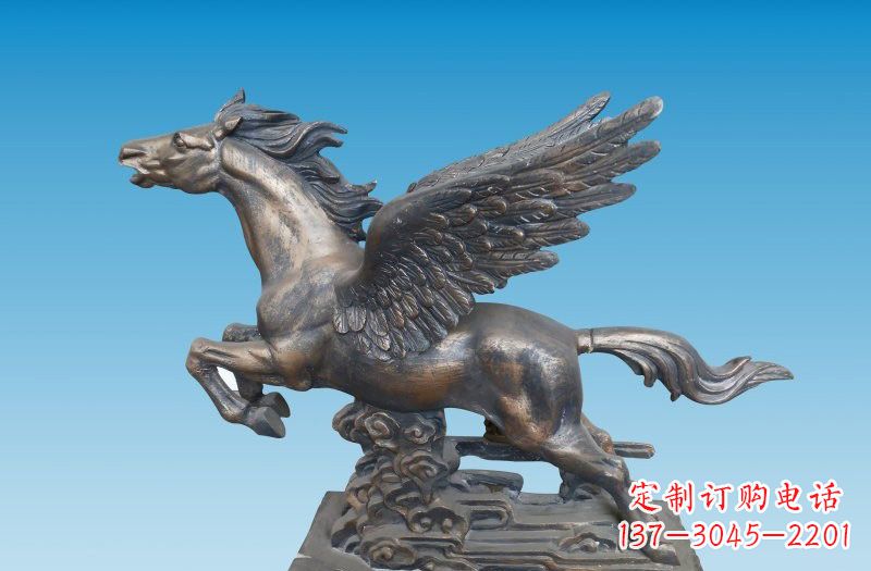 威海铜雕飞马222