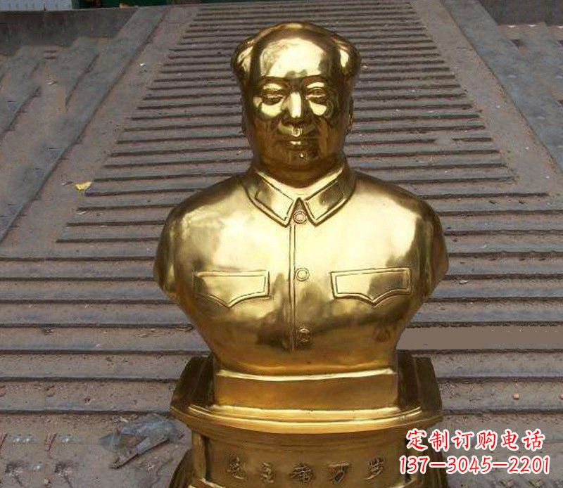 威海铜雕广场伟人雕塑摆件