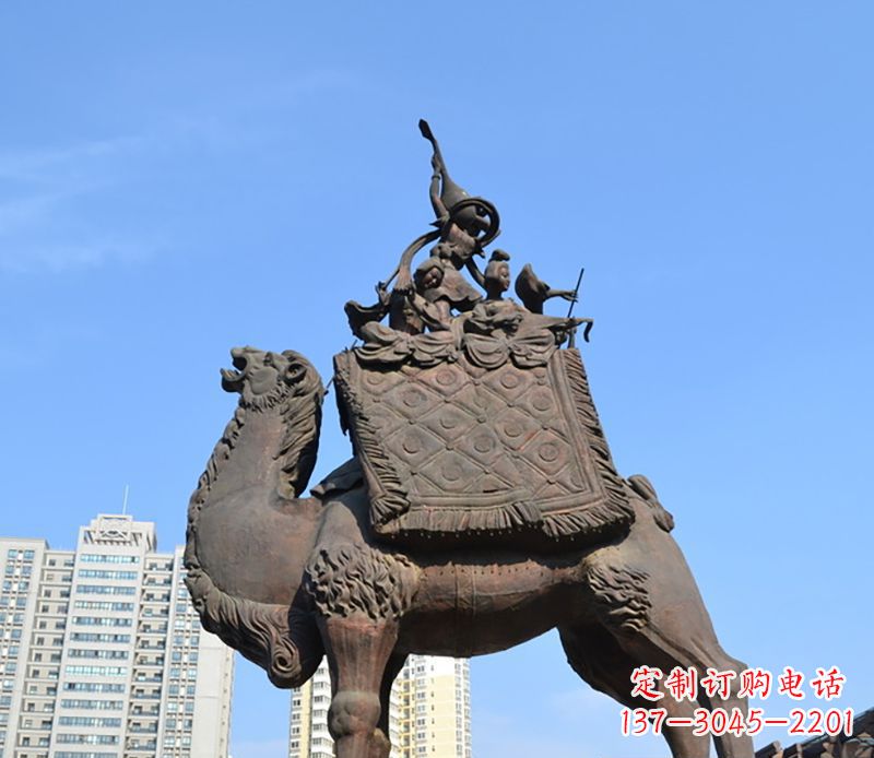 威海铜雕骆驼