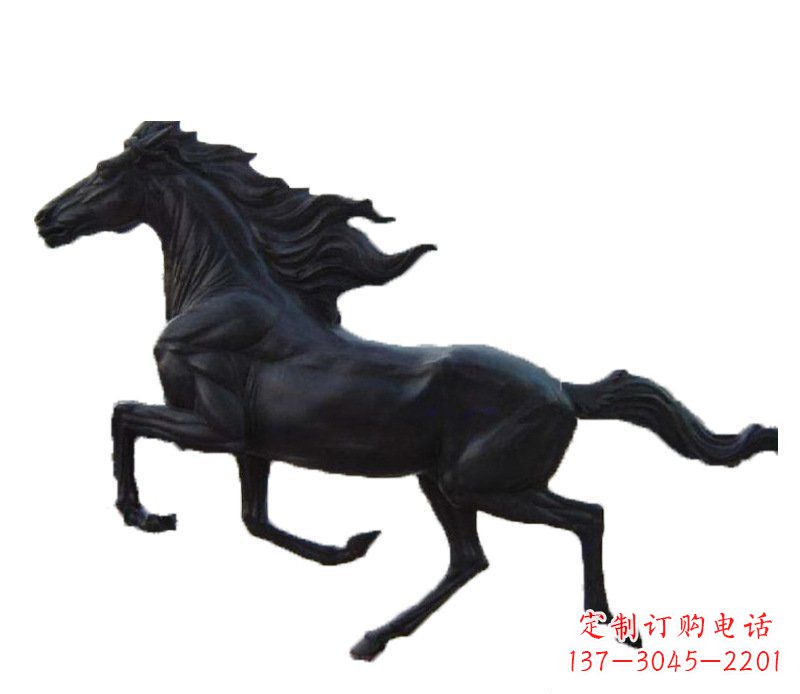 威海铜雕马公园动物雕塑摆件