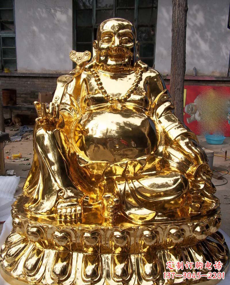 威海铜雕弥勒佛