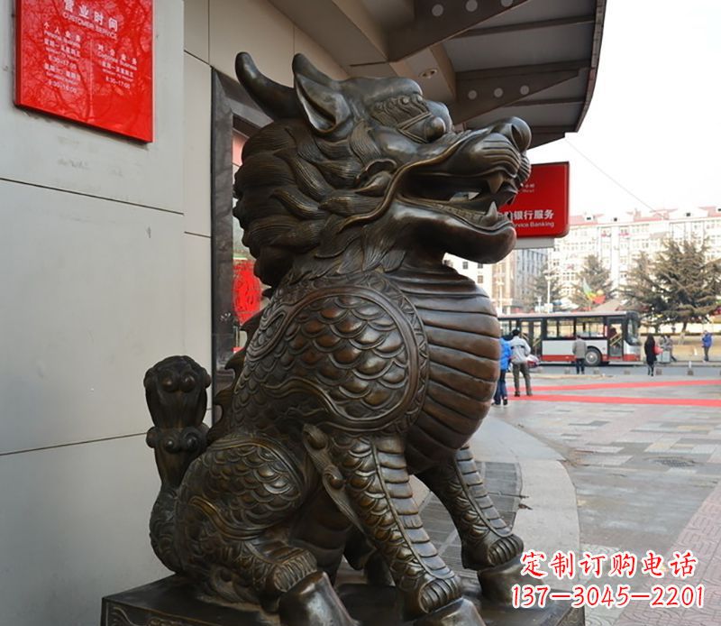 威海铜雕麒麟