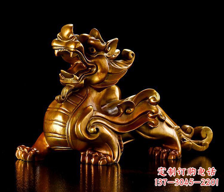 威海铜雕瑞兽貔貅