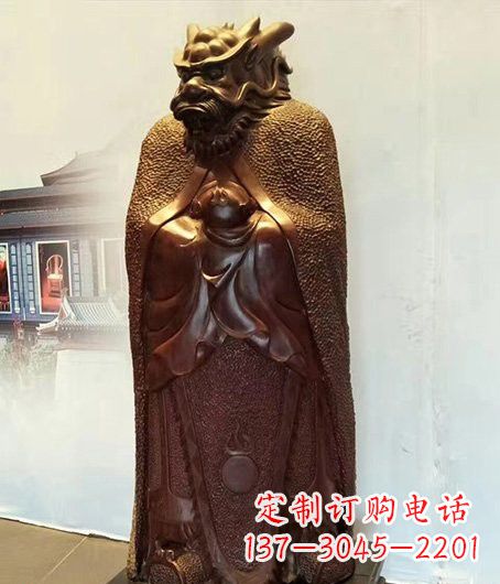 威海铜雕兽首人身十二生肖