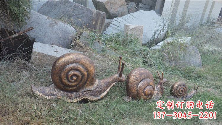 威海铜雕蜗牛