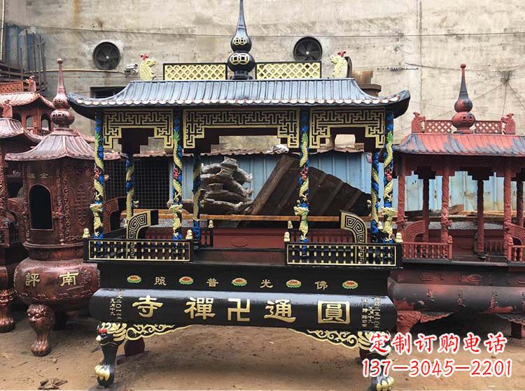 威海铜雕像铁香炉