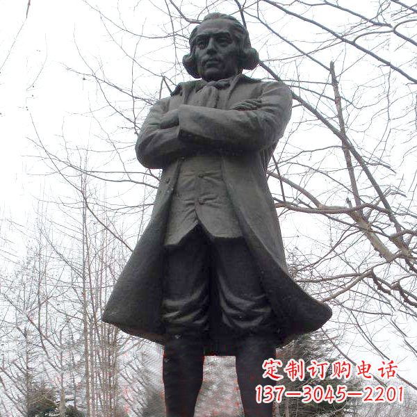 威海瓦特公园铜雕塑像
