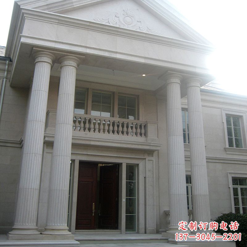 威海外墙罗马柱石雕