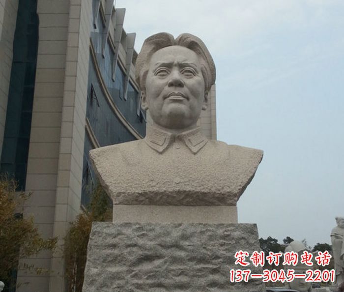 威海伟人毛泽东胸像石雕