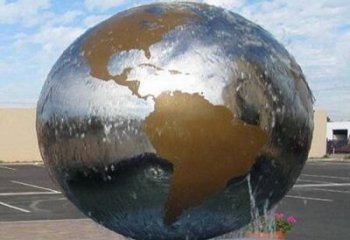 威海国际化地球喷泉雕塑