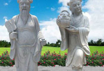 威海青石八仙过海石雕永久保存您心中的传统宗族魅力