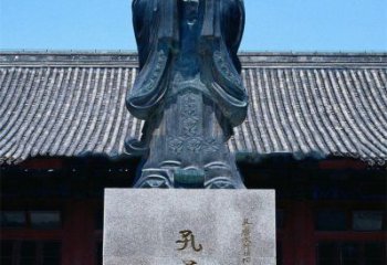威海传承古代文化——青铜孔子雕塑
