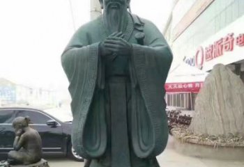 威海精美的青铜孔子雕像