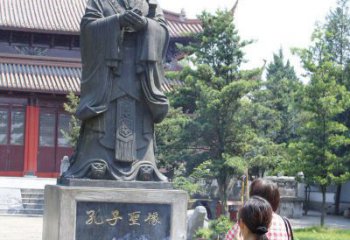 威海中领雕塑推出精致青铜孔子雕塑，考究工艺，…
