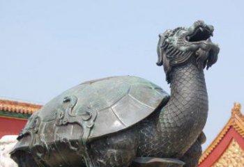 威海青铜龙雕塑，象征传统文化之美