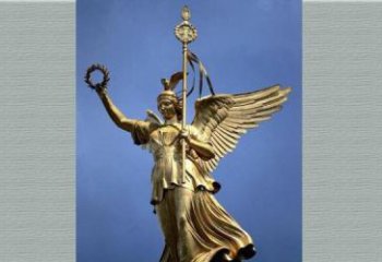 威海优雅的胜利女神铜雕