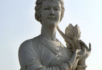 威海汉白玉荷花雕塑，精致美丽无双！