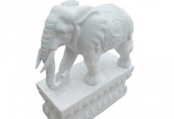 威海汉白玉观音雕塑，尊贵无比