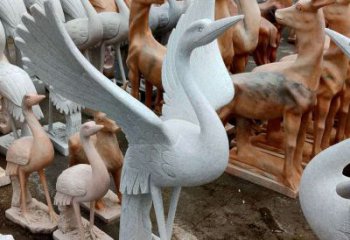 威海丹顶鹤雕塑，令您汲取自然之美