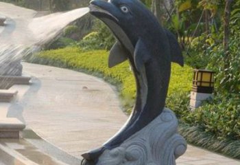 威海海豚雕塑：惊艳世间，把精灵捧在掌心