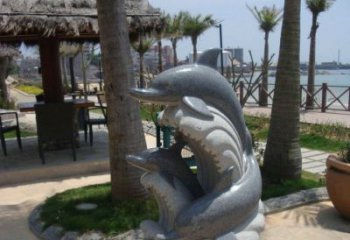 威海海豚雕塑，让海洋之声带给你温暖