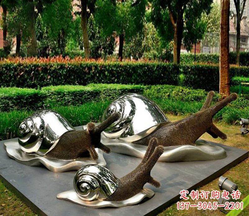 威海蜗牛雕塑不锈钢
