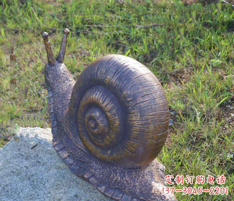 威海蜗牛铜雕
