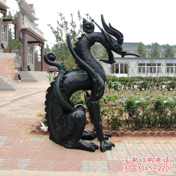 威海西方龙动物神兽雕塑