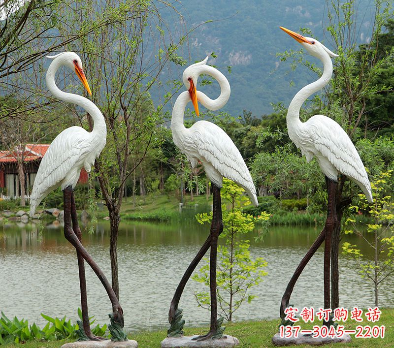 威海仙鹤的雕塑