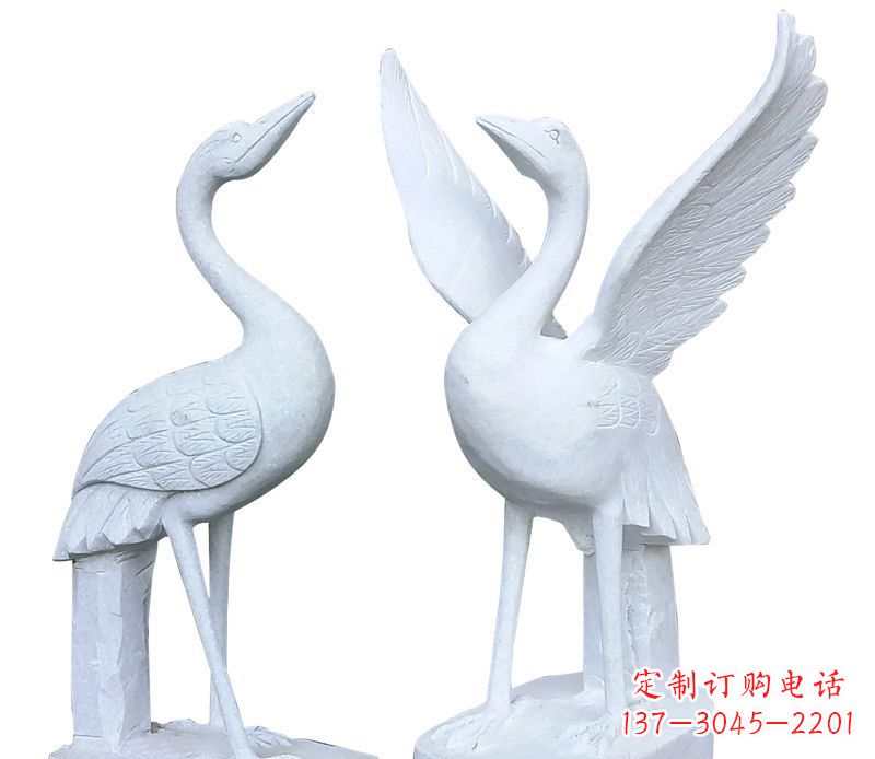 威海仙鹤公园动物石雕