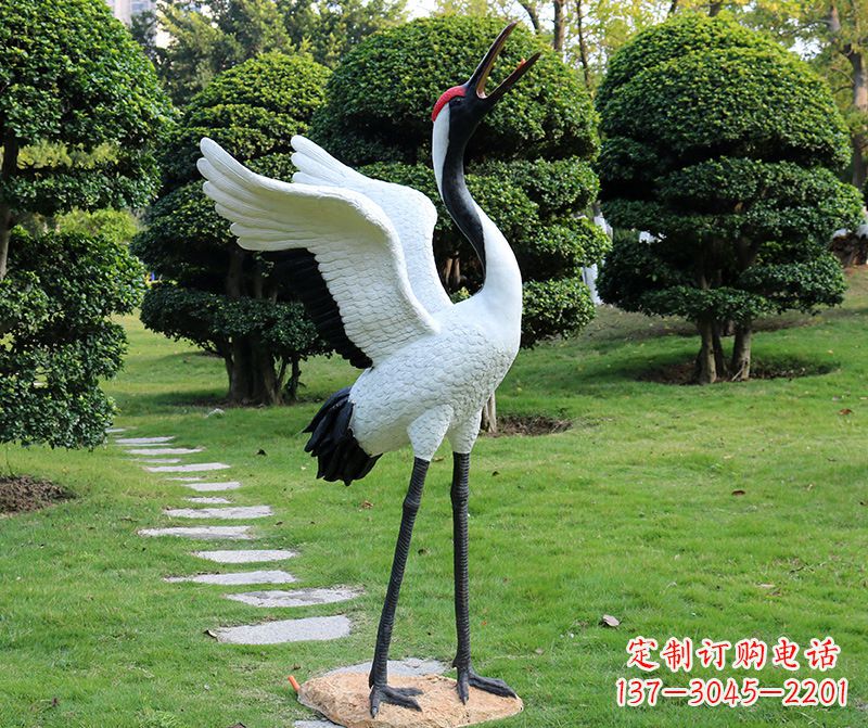 威海仙鹤金属雕塑