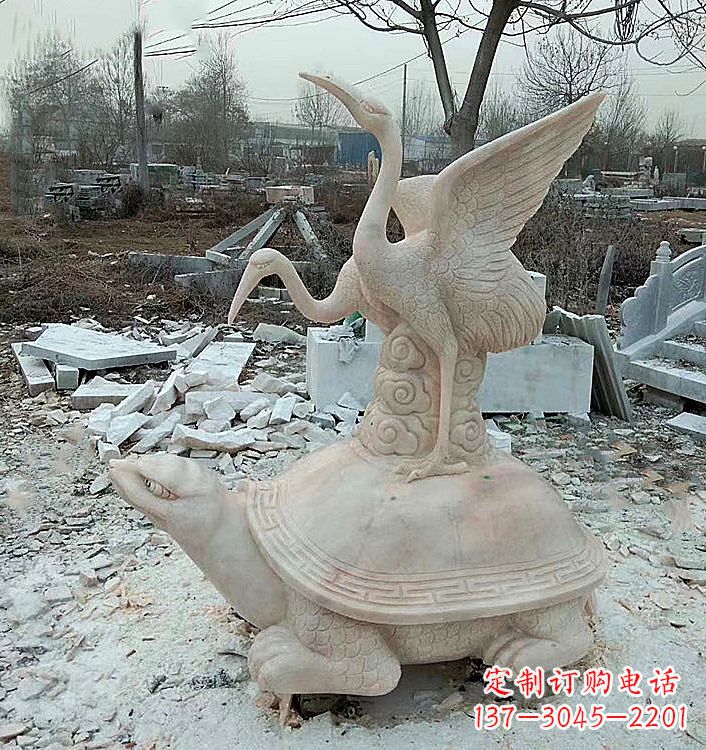威海仙鹤石材雕塑