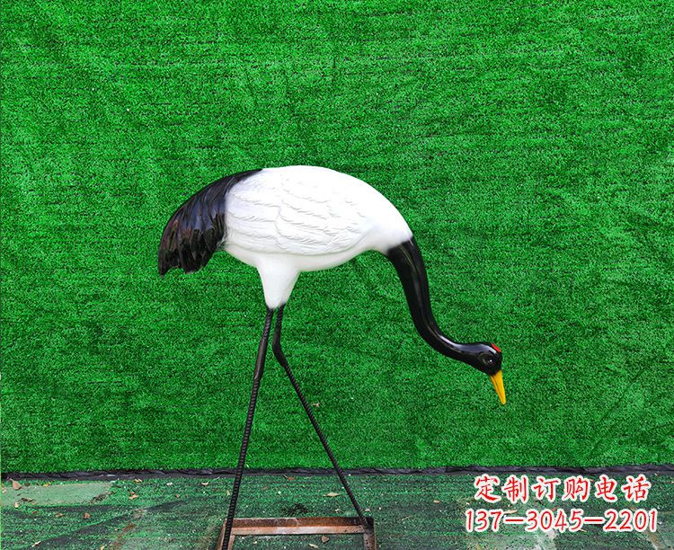 威海仙鹤头雕塑